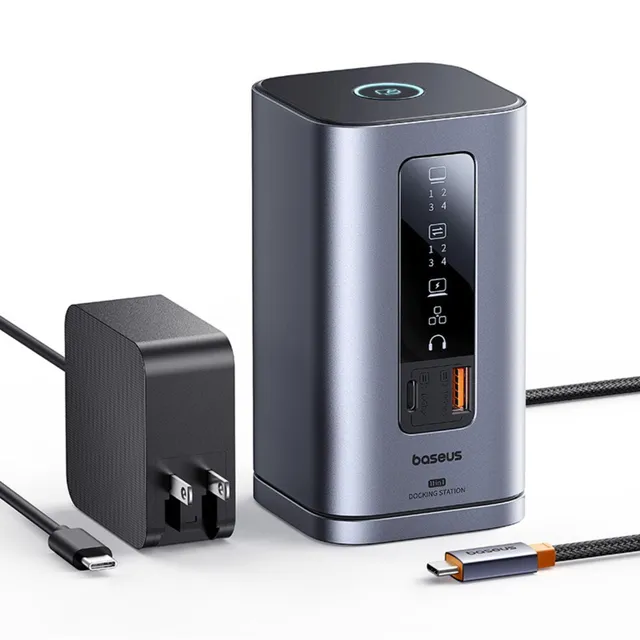 baseus-spacemate-rd1-11-in-1-docking-station-for-windows-with-100w-adapter-mst-m image 1