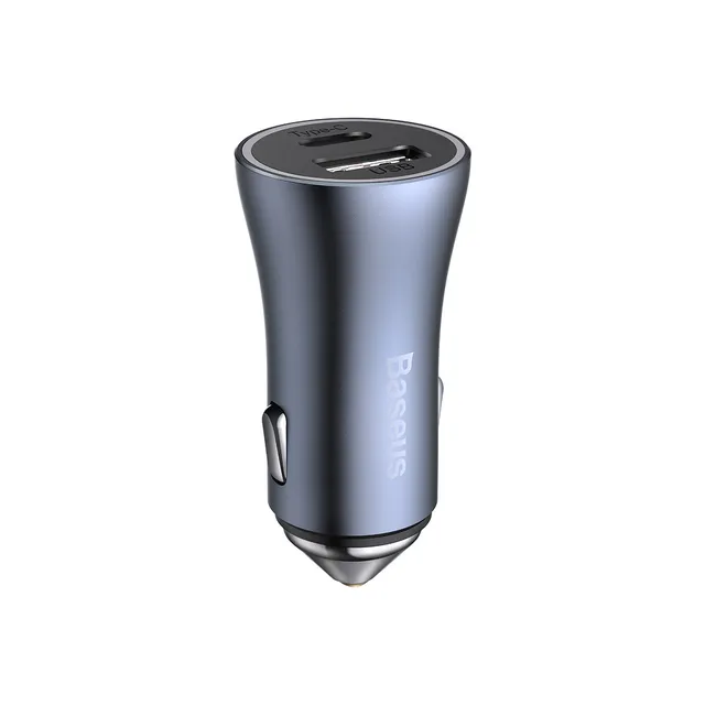baseus-usb-a-usb-c-40w-fast-car-charger-with-dual-port-charging-and-bps-ii-safet image 1