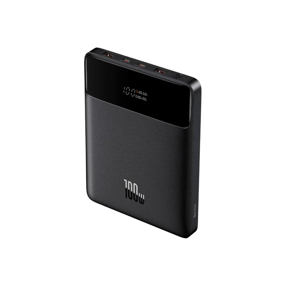 baseus-blade-100w-20000mah-slim-laptop-power-bank-with-digital-display image 1