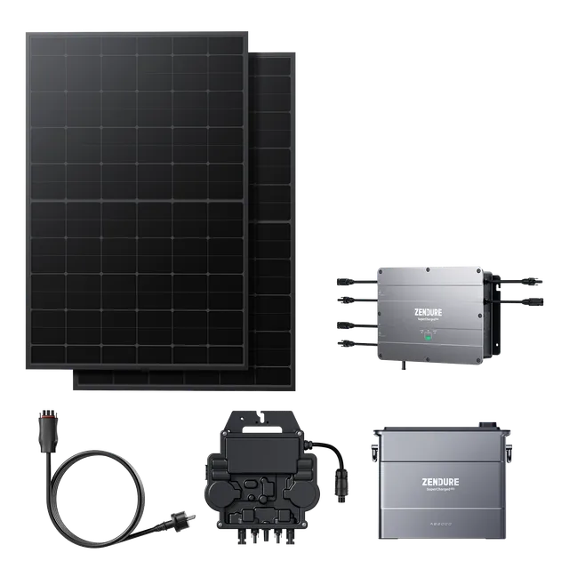 zendure-solarflow-balcony-power-plant-set-hub-1200-balcony-solar-energy-storage- image 1