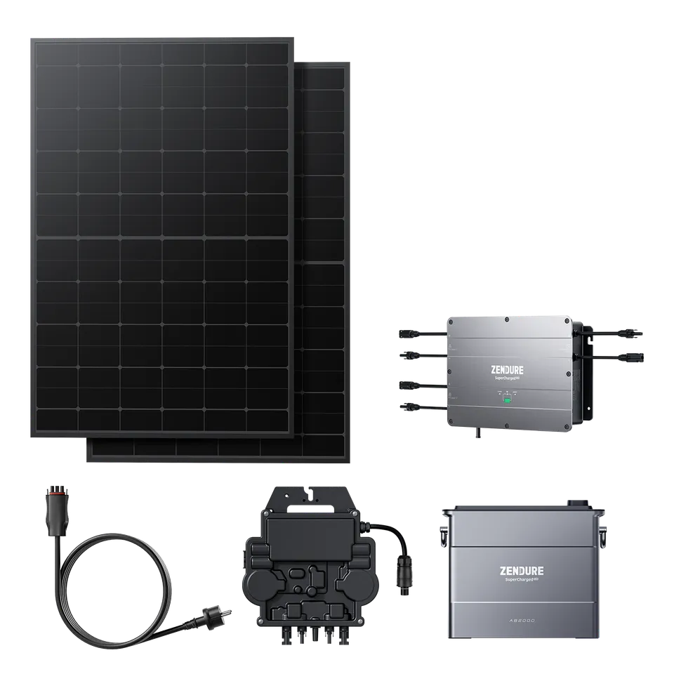 zendure-solarflow-balcony-power-plant-set-hub-1200-balcony-solar-energy-storage- image 1