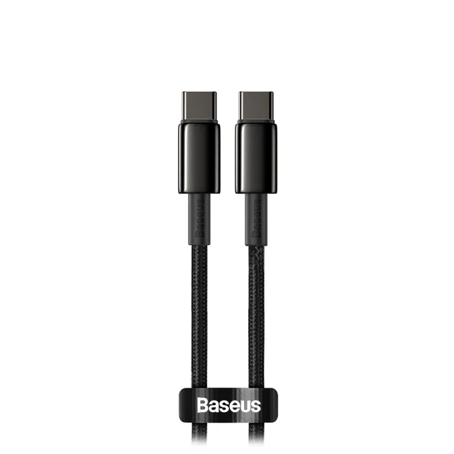 baseus-100w-usb-c-to-usb-c-pd-fast-charging-cable-zinc-alloy-build image 1