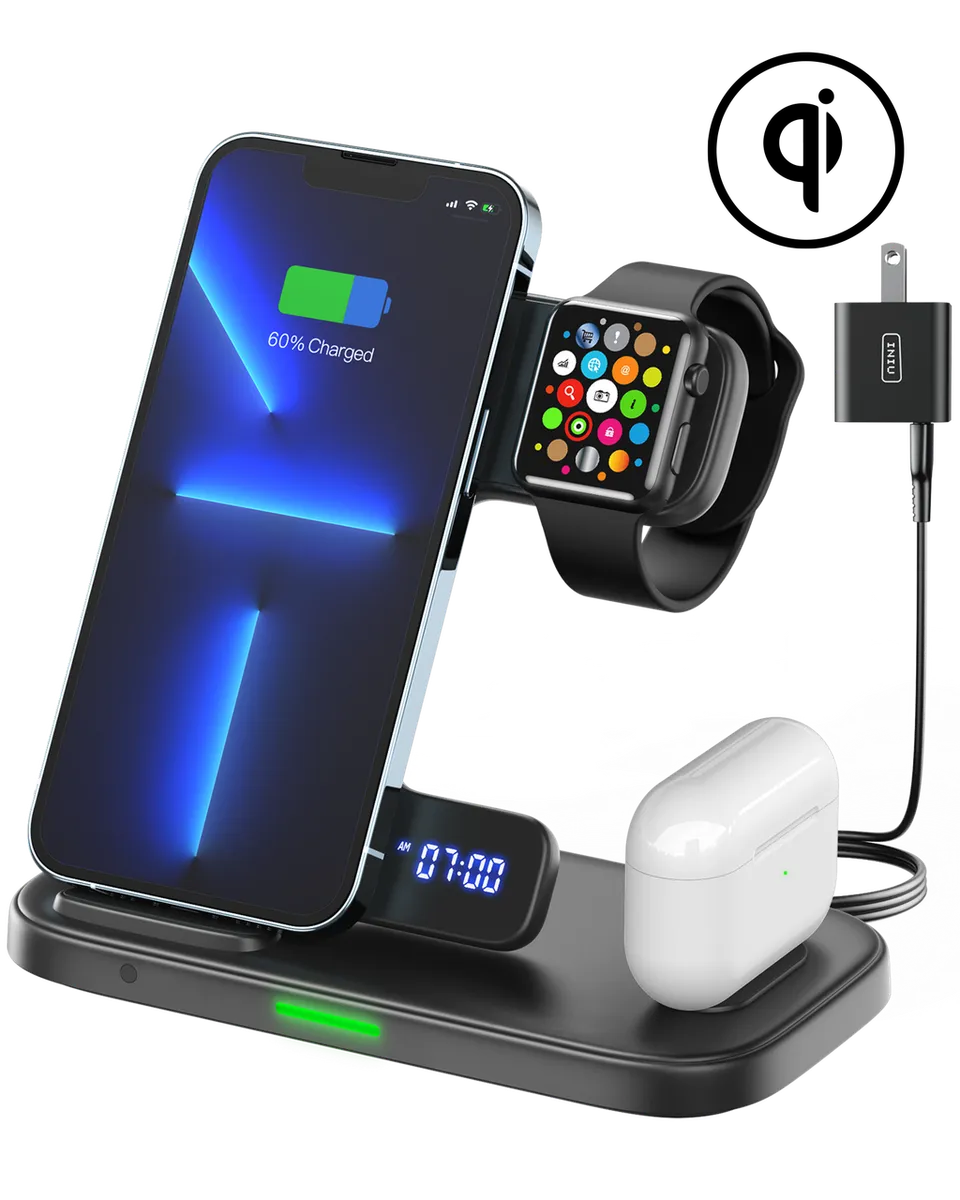 iniu-i220-qi-certified-3-in-1-fast-wireless-charging-station-for-iphone-airpods- image 1