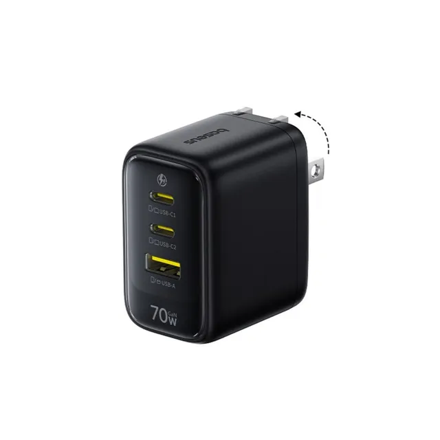 baseus-enerfill-fe22-gan6-70w-fast-charger-with-2c-u-ports image 1