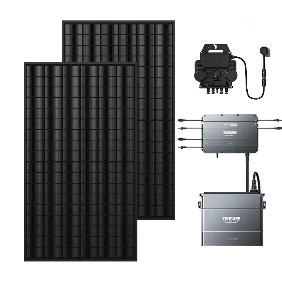 zendure-solarflow-hub-2000-balcony-power-plant-starter-kit-with-battery-and-pv-o image 1