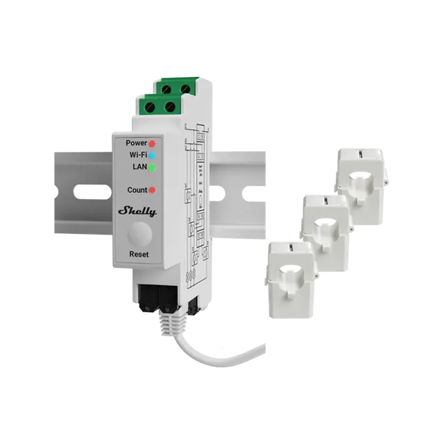 shelly-pro-3em-120a-smart-energy-monitor-zendure-joint-item-120a-3-phase-real-ti image 1