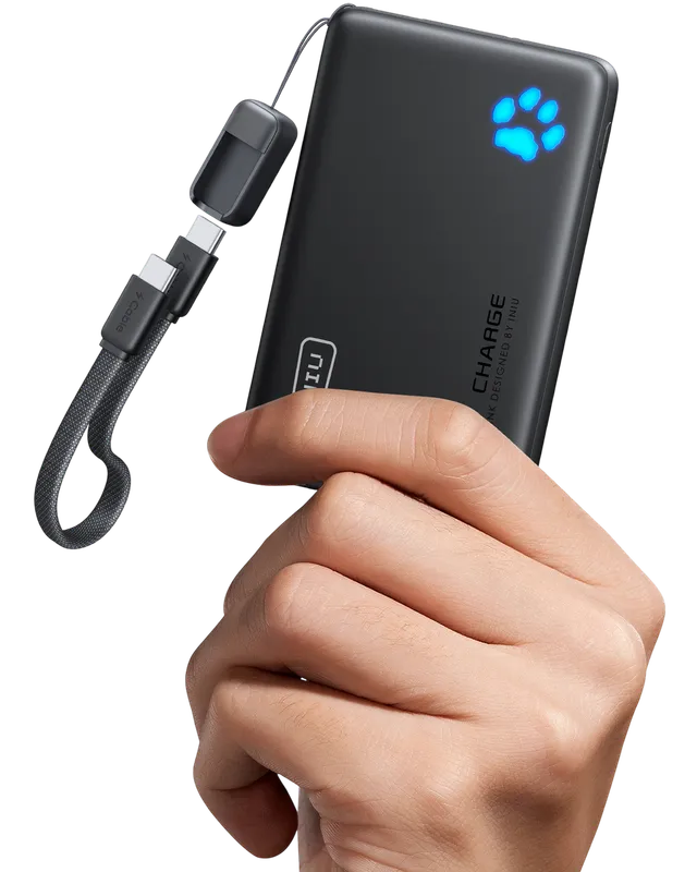 iniu-pawsible-p41-power-bank-45w-10000mah-tinycell-dual-usb-c-in-out-fast-charge image 1