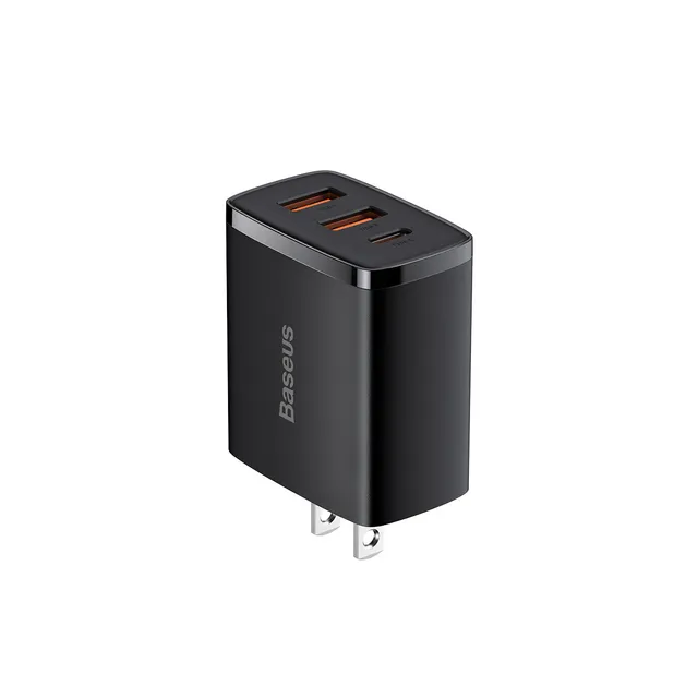 baseus-compact-30w-3-port-fast-charger-pd-wall-charger-with-intelligent-power-al image 1