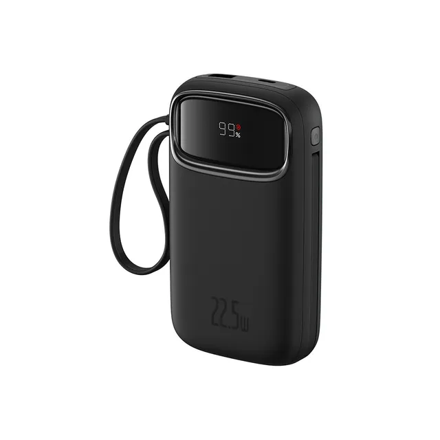 baseus-qpow2-10000mah-power-bank-22-5w-with-built-in-lanyard-cable-and-led-digit image 1