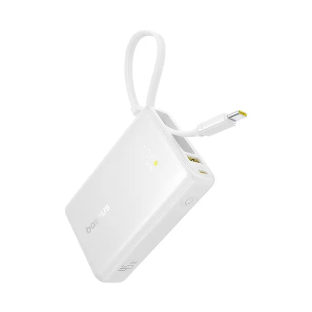 baseus-picogo-power-bank-10000mah-45w-with-built-in-usb-c-cable-pocket-size-fast image 1