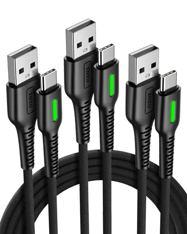 iniu-d3c-anti-rupture-usb-c-cable-3-pack-6-6ft-x2-1-6ft-x1-with-3-1a-fast-chargi image 1