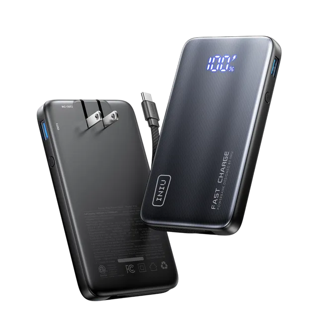 iniu-multi-p24-3-in-1-power-bank-45w-10000mah-with-foldable-wall-charger-and-bui image 1