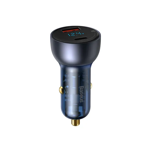 baseus-65w-usb-c-usb-a-car-charger-pd-qc-fast-charging-for-phone-and-laptop-12v- image 1