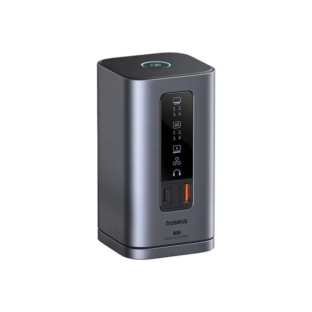 baseus-spacemate-11-in-1-usb-c-docking-station-with-triple-display-2x-hdmi-2x-dp image 1