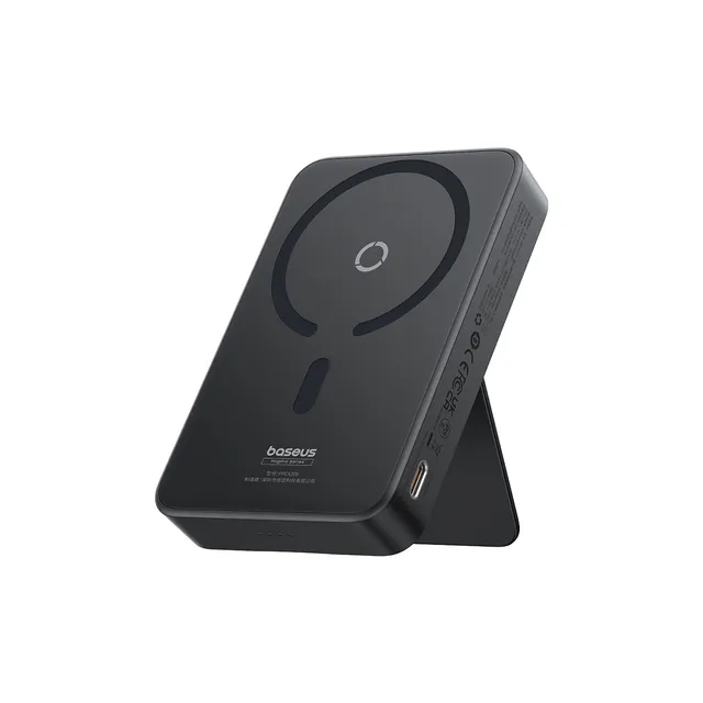 baseus-magpro-magnetic-wireless-power-bank-20w-5000mah-foldable-kickstand image 1