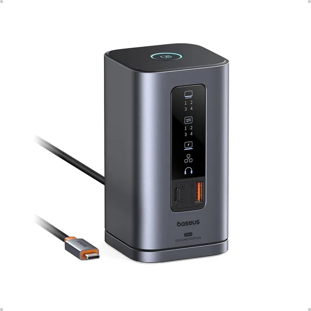 baseus-spacemate-11-in-1-usb-c-docking-station-with-triple-4k-display-10gbps-usb image 1