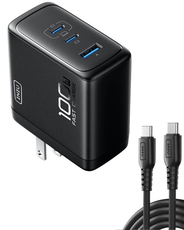 iniu-a11-100w-3-port-gan-wall-charger-compact-fast-charging-block-for-laptops-ph image 1