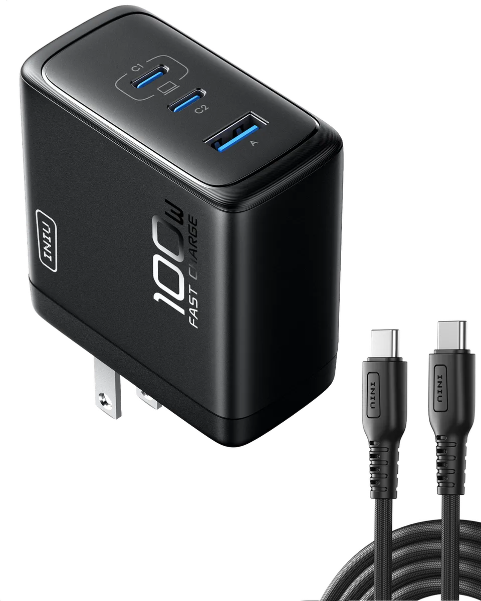 iniu-a11-100w-3-port-gan-wall-charger-compact-fast-charging-block-for-laptops-ph image 1