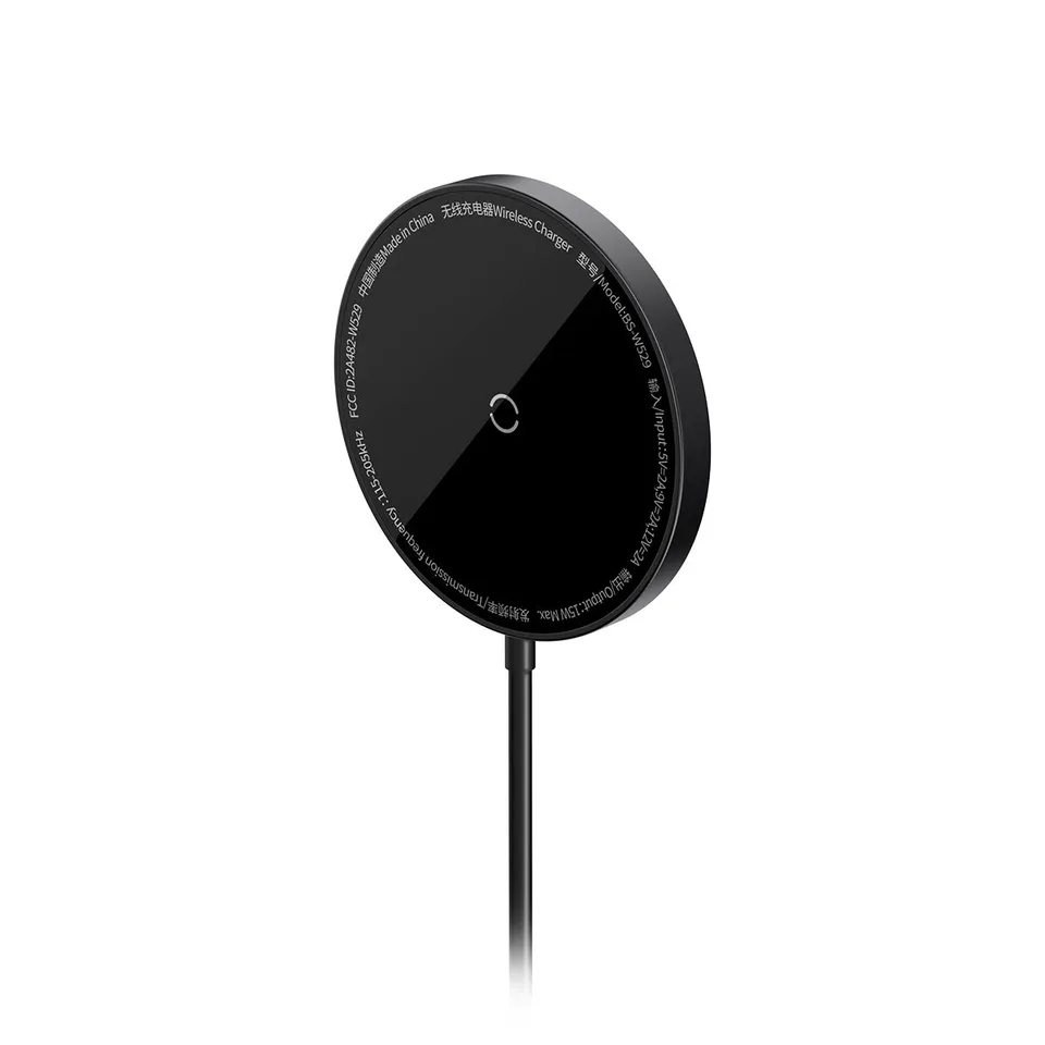 baseus-simple-mini3-magnetic-wireless-charger-15w-magsafe-compatible-fast-wirele image 1