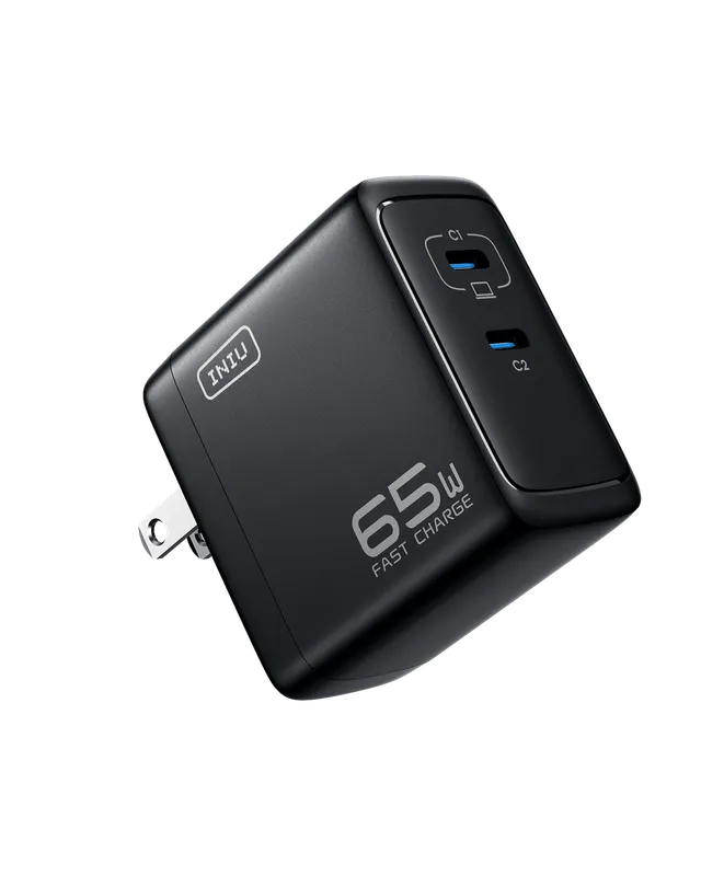 iniu-i624-65w-dual-port-gan-wall-charger image 1