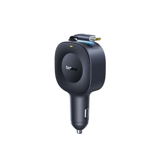 baseus-primetrip-vr2-60w-retractable-dual-usb-c-car-charger image 1