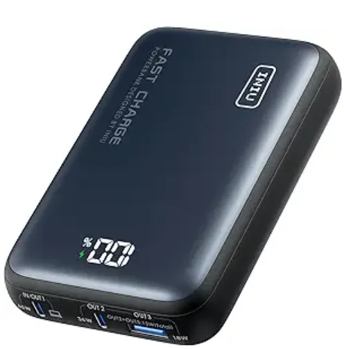 iniu-65w-20000mah-power-bank-usb-c-pd-fast-charging-portable-charger-tsa-complia image 1