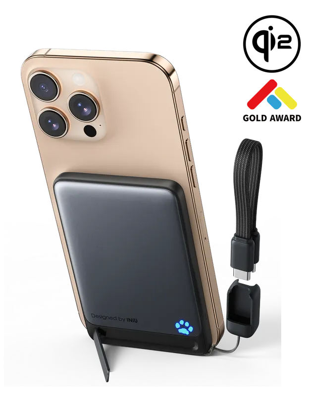 iniu-snapgo-p71-qi2-magnetic-power-bank-magsafe-15w-wireless-20w-pd-wired-5-000m image 1