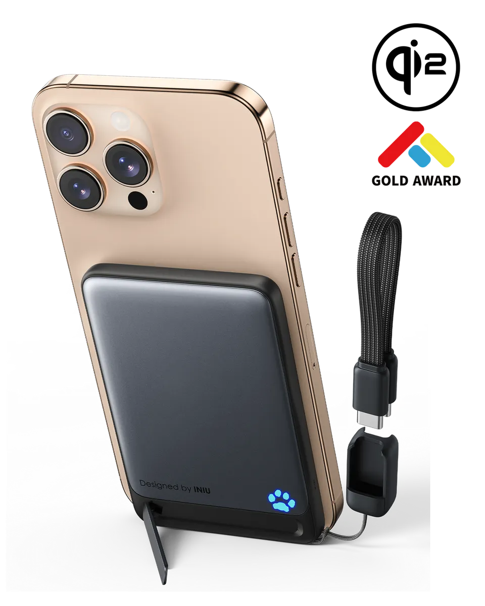 iniu-snapgo-p71-qi2-magnetic-power-bank-magsafe-15w-wireless-20w-pd-wired-5-000m image 1