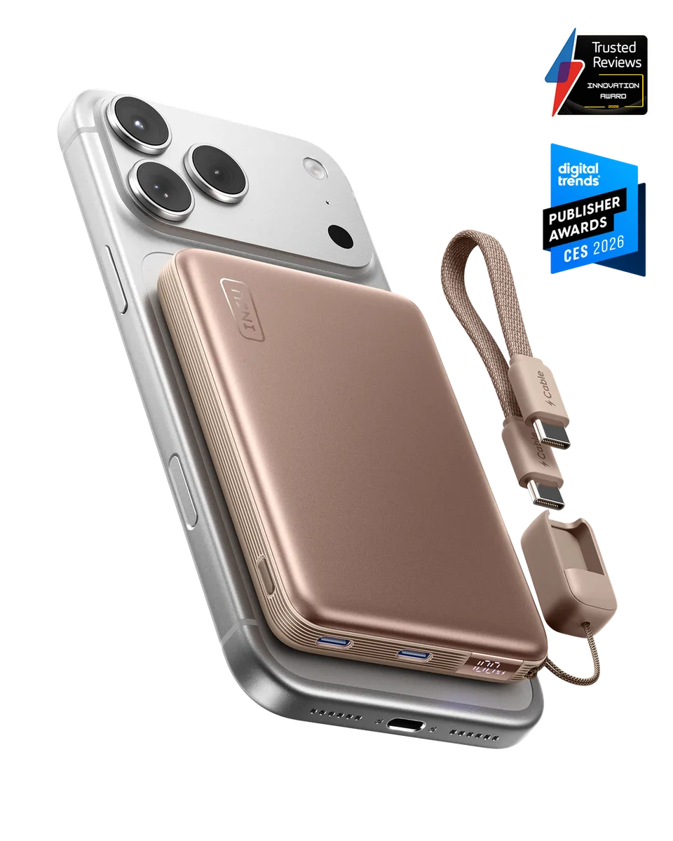 iniu-snapgo-air-10000mah-qi2-2-25w-magnetic-wireless-power-bank-with-45w-usb-c-g image 1