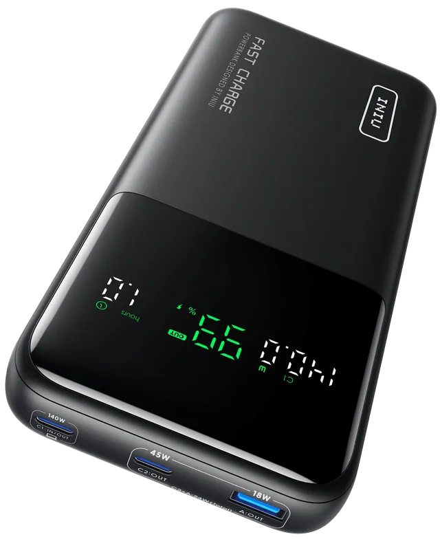 iniu-cougar-p64-140w-25000mah-fast-charging-power-bank-with-dual-usb-c-usb-a-air image 1