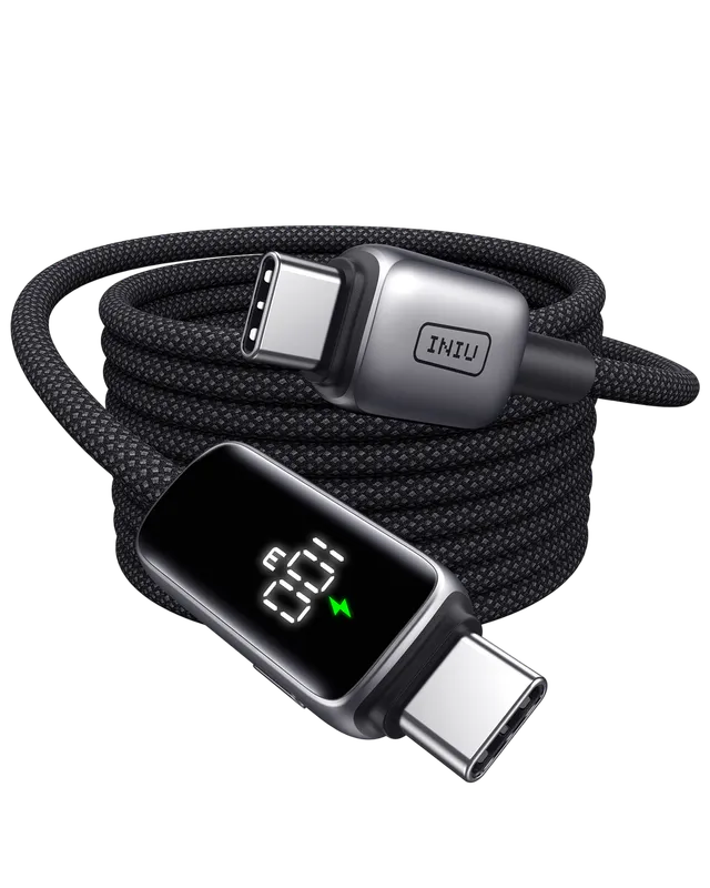 iniu-100w-usb-c-to-usb-c-cable-with-smart-digital-power-display image 1