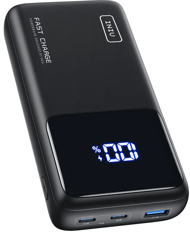 iniu-b63-100w-25-000mah-power-bank-usb-c-in-out-fast-charge-battery-pack-for-lap image 1