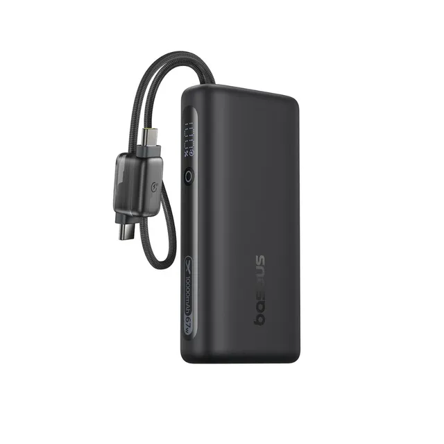baseus-enerfill-fc41-power-bank-10000mah-67w-with-dual-built-in-cables-smart-dis image 1