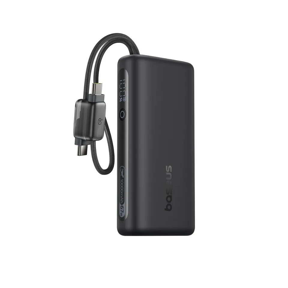 baseus-enerfill-fc41-power-bank-10000mah-67w-with-dual-built-in-cables-smart-dis image 1