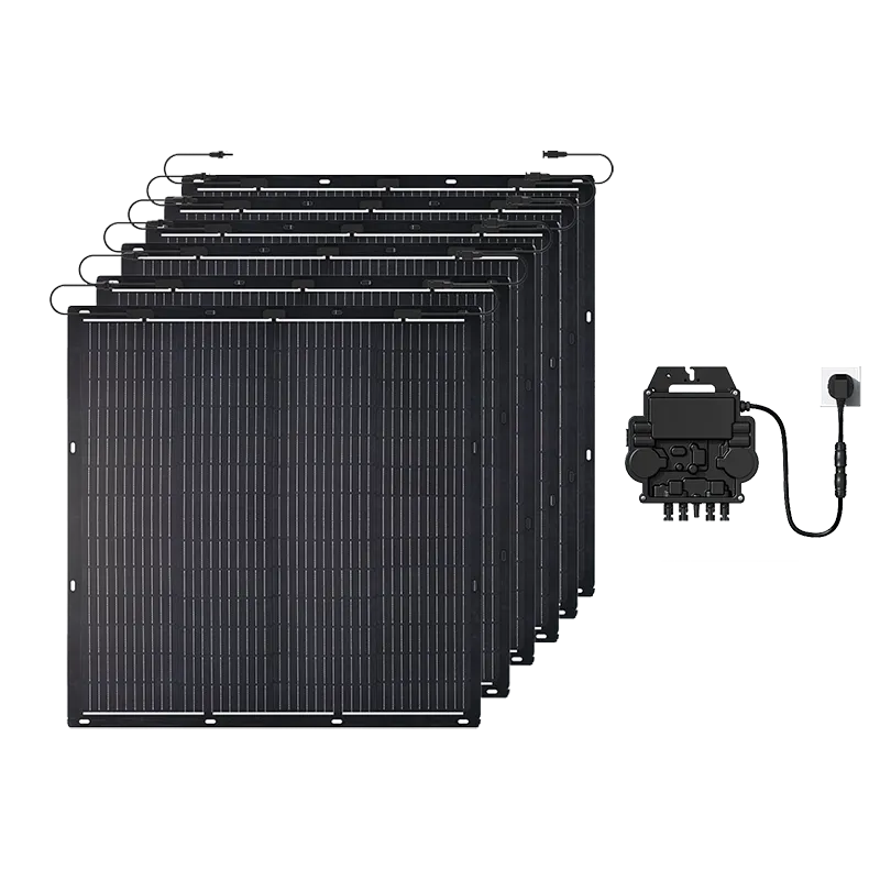 zendure-flexible-plug-and-play-solar-kit-flexible-balcony-solar-panels-with-micr image 1