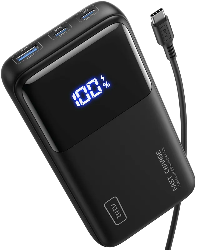 iniu-b62-20000mah-65w-usb-c-power-bank-with-pd-qc-fast-charging-and-3-outputs image 1