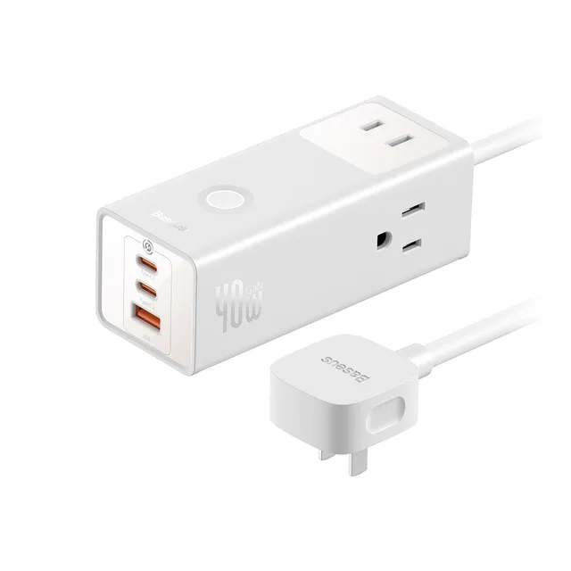 baseus-powercombo-pro-6-port-40w-usb-c-power-strip-with-3-ac-outlets image 1