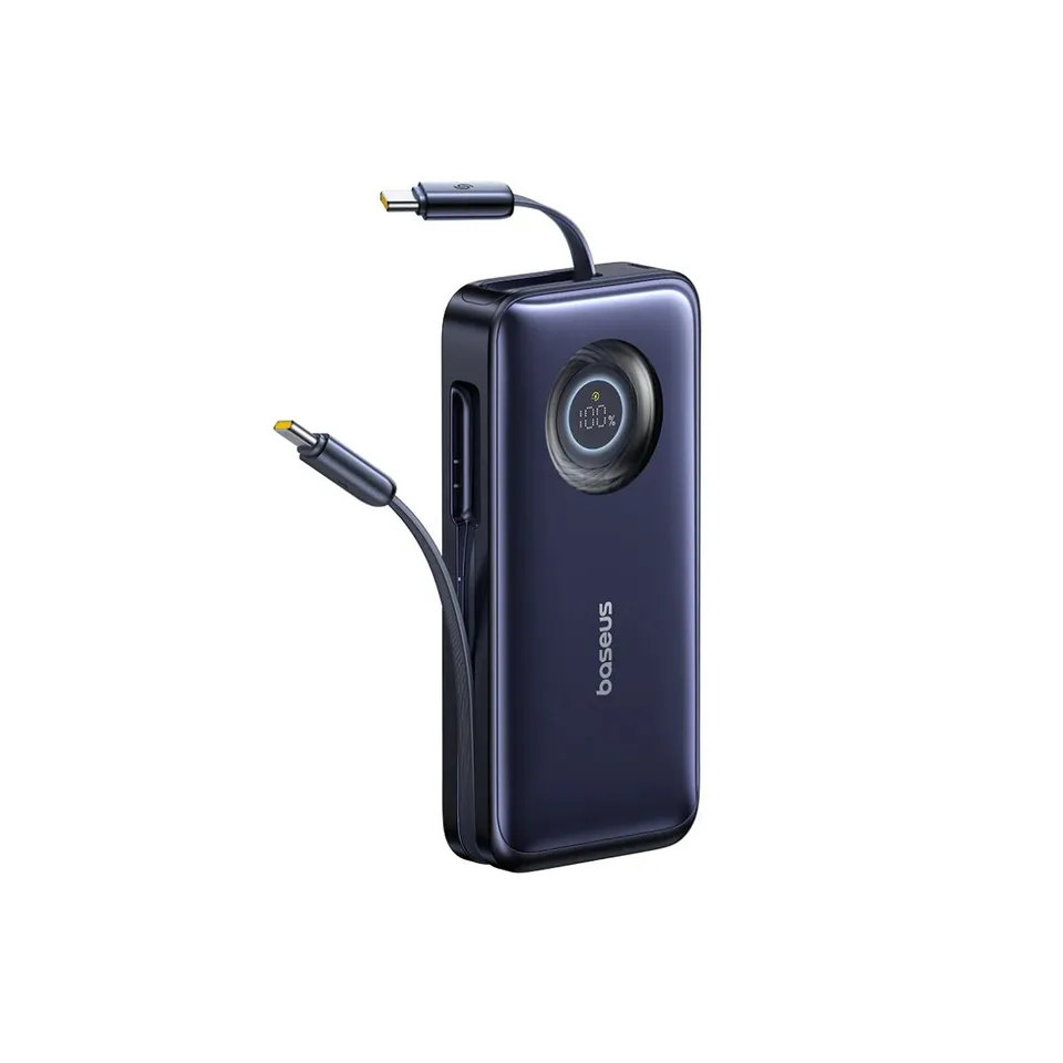 baseus-enercore-cr11-power-bank-with-retractable-cable-20000mah-100w-portable-ch image 1