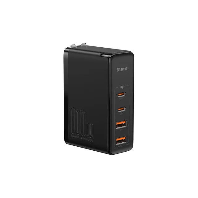 baseus-gan2-4-port-100w-fast-wall-charger-multi-device-usb-c-pd-charging-station image 1