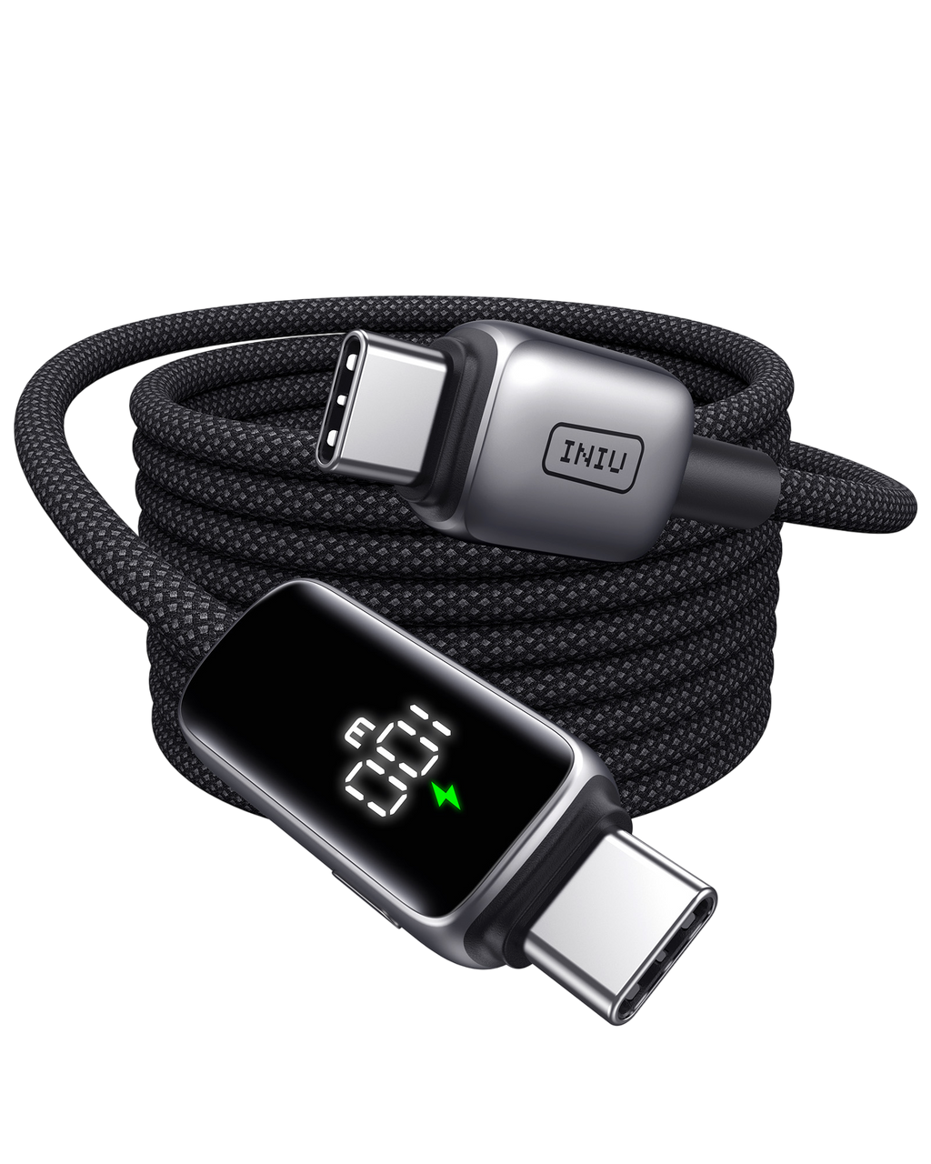 iniu-100w-usb-c-to-usb-c-cable-with-smart-digital-power-display image 1