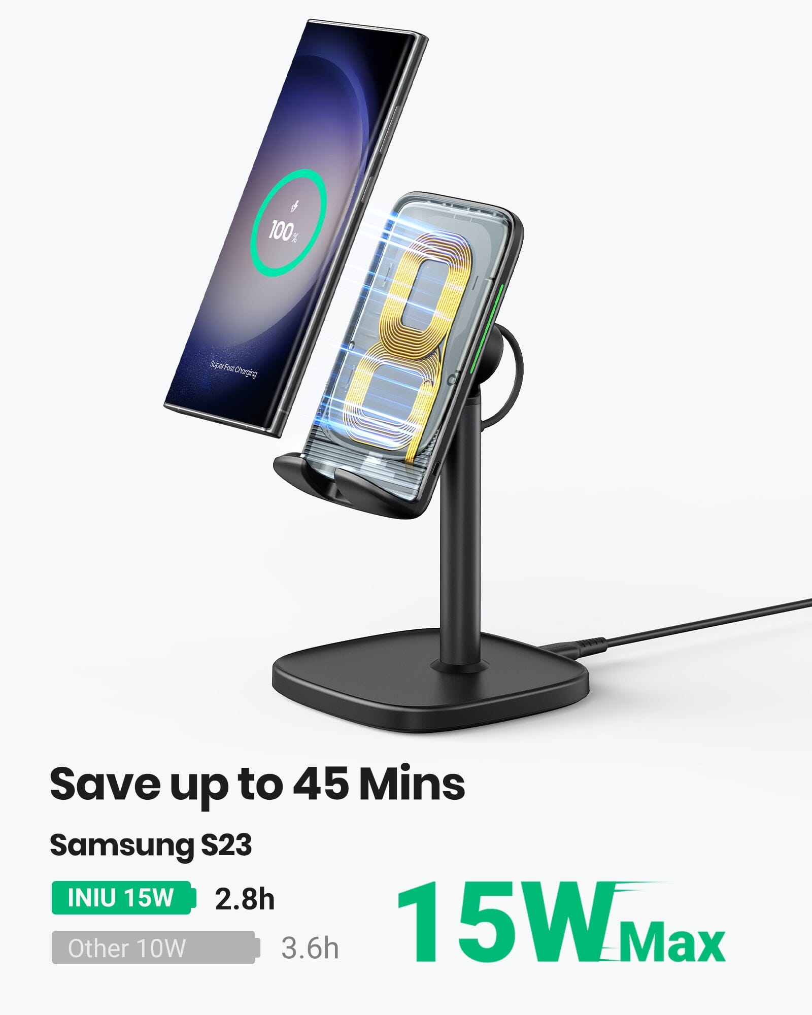 iniu-i212-adjustable-15w-fast-wireless-charging-stand-with-dual-coils-for-iphone image 3