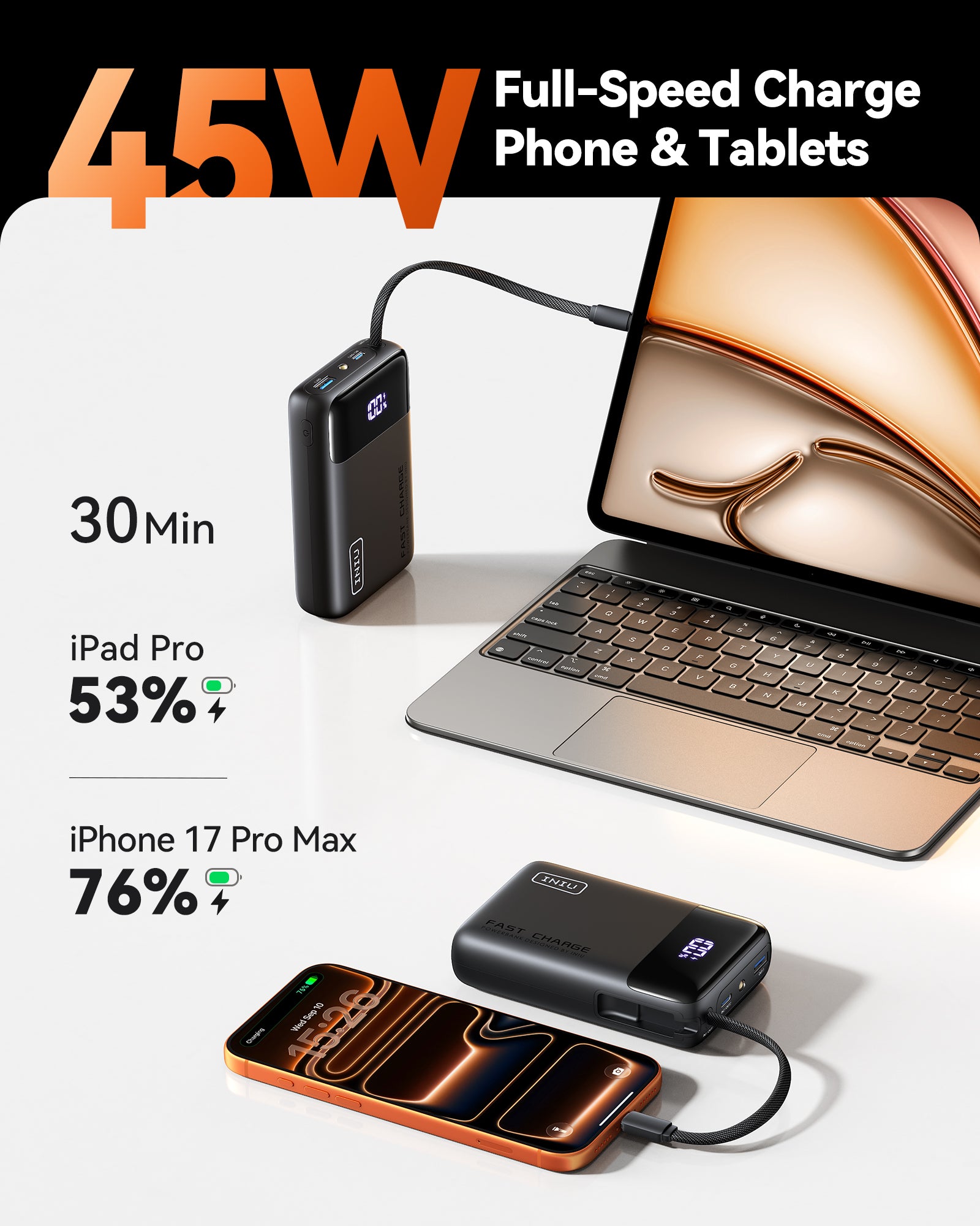 iniu-carry-p51l-45w-usb-c-portable-power-bank-20000mah-with-built-in-cable-small image 3