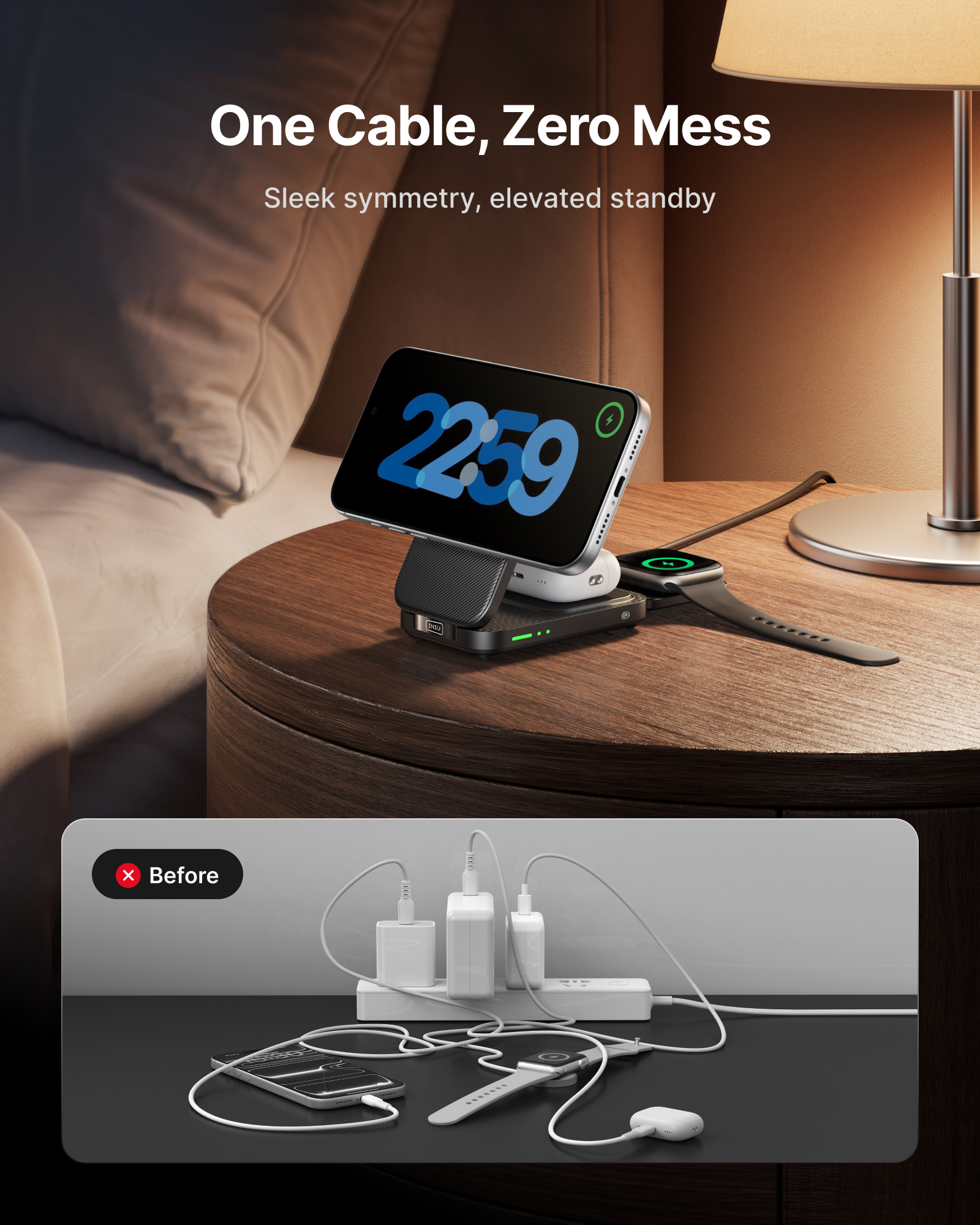 iniu-snapgo-w31-qi2-15w-3-in-1-magnetic-foldable-wireless-charger-for-iphone-app image 3