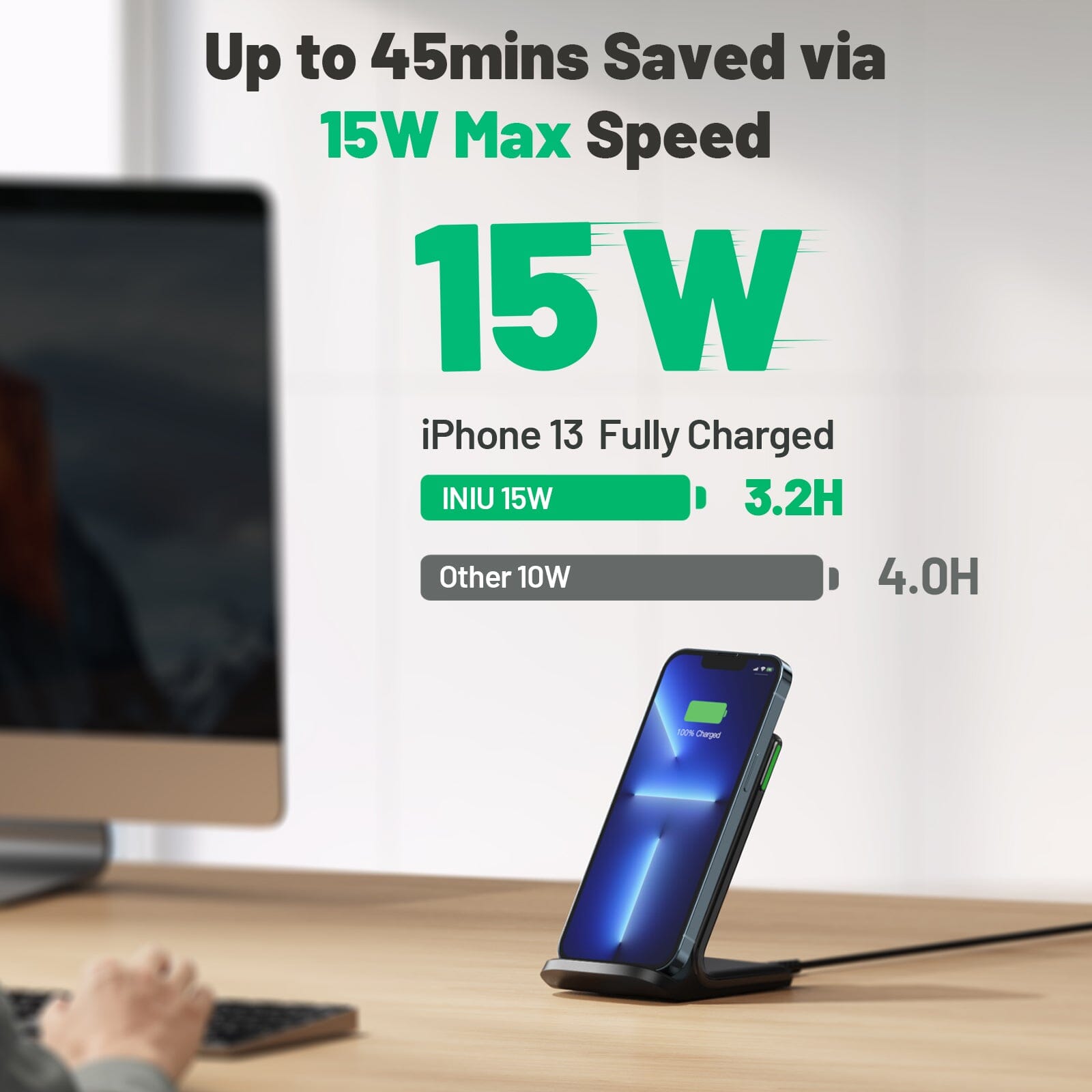 iniu-i211-15w-qi-certified-wireless-charger-with-sleep-friendly-adaptive-light image 3