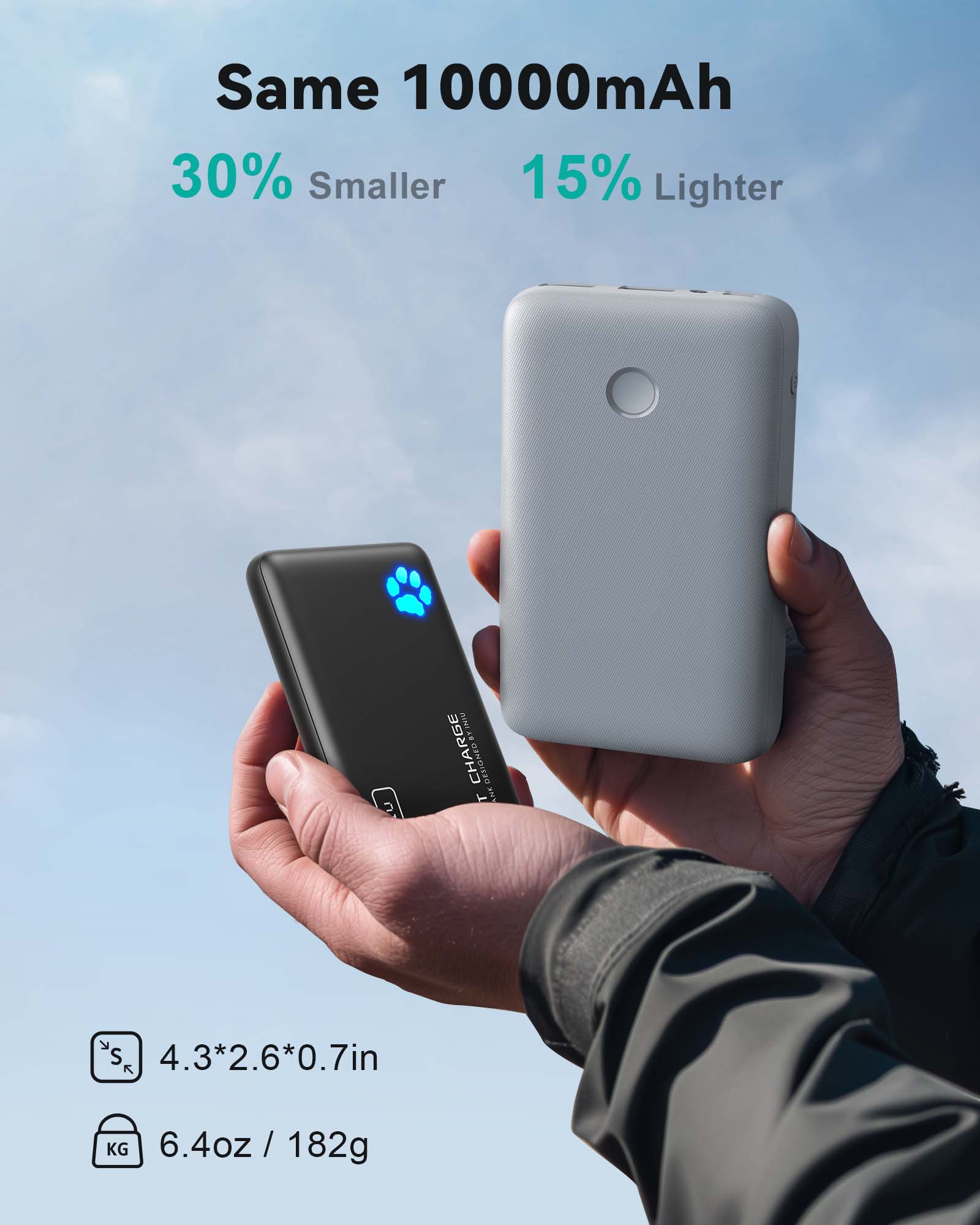iniu-p41-e1-power-bank-10000mah-high-density-tinycell-portable-charger image 3