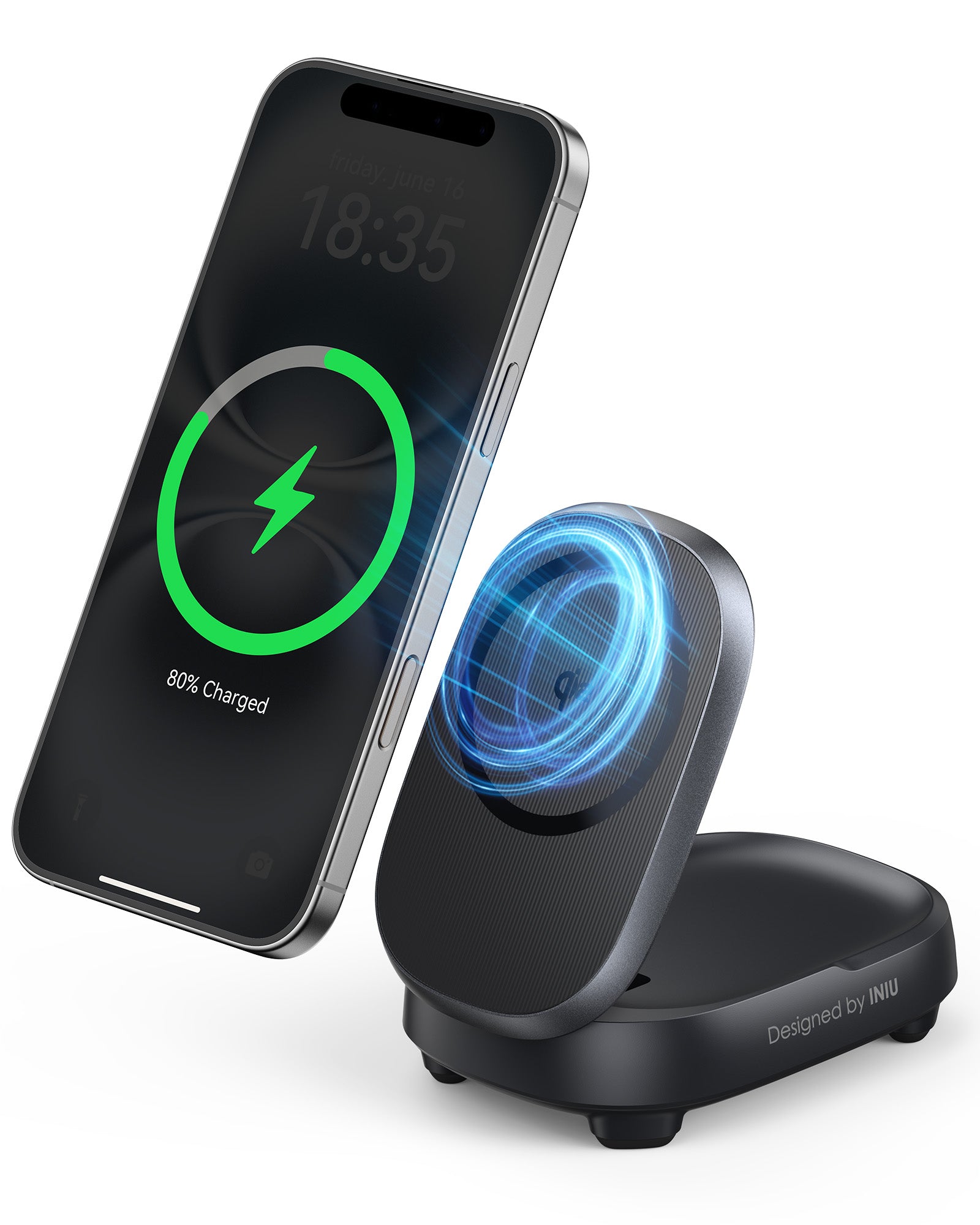 iniu-wm211-qi2-certified-15w-magnetic-wireless-charger-stand image 4