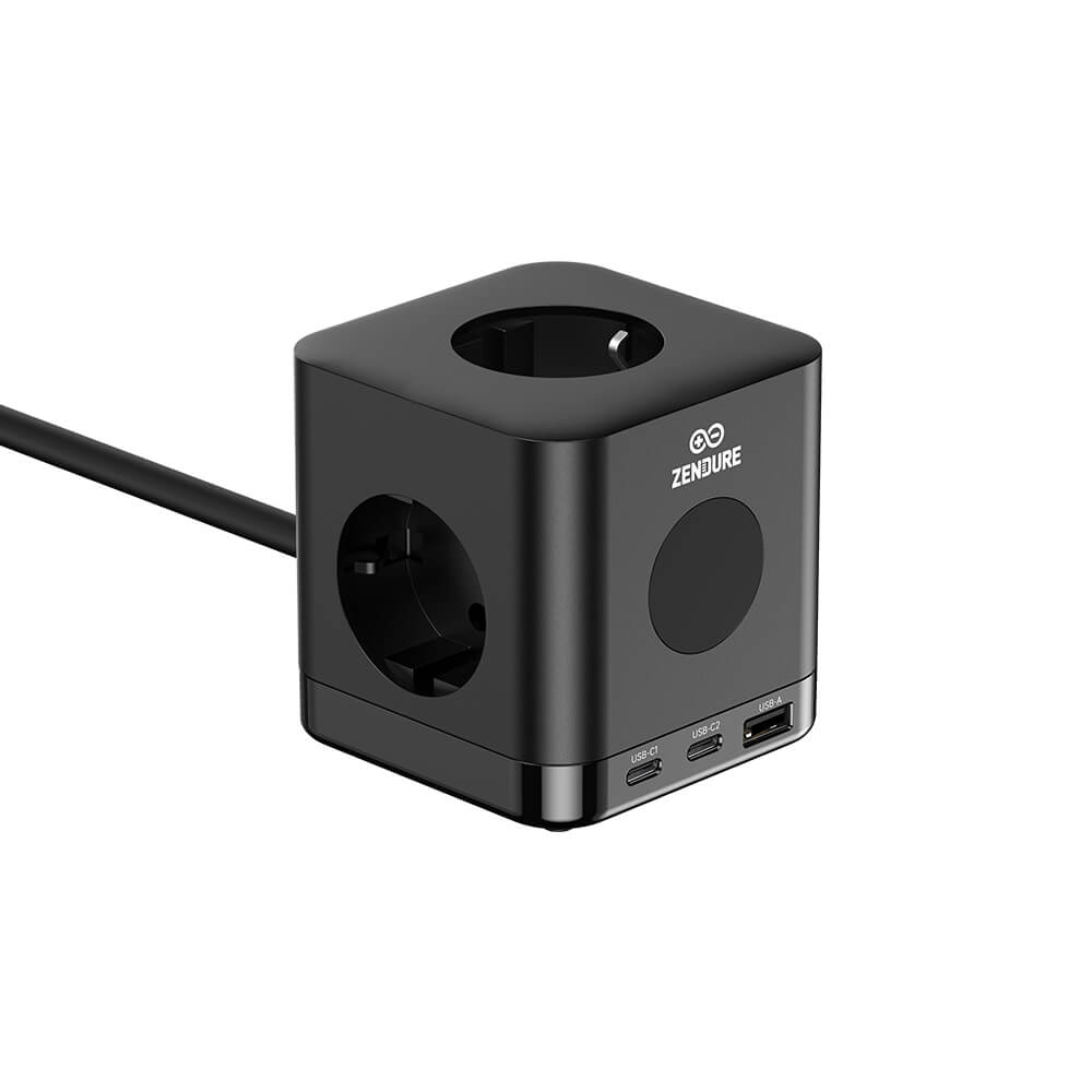 zendure-6-in-1-power-strip-cube-compact-6-outlet-desktop-charging-station image 6