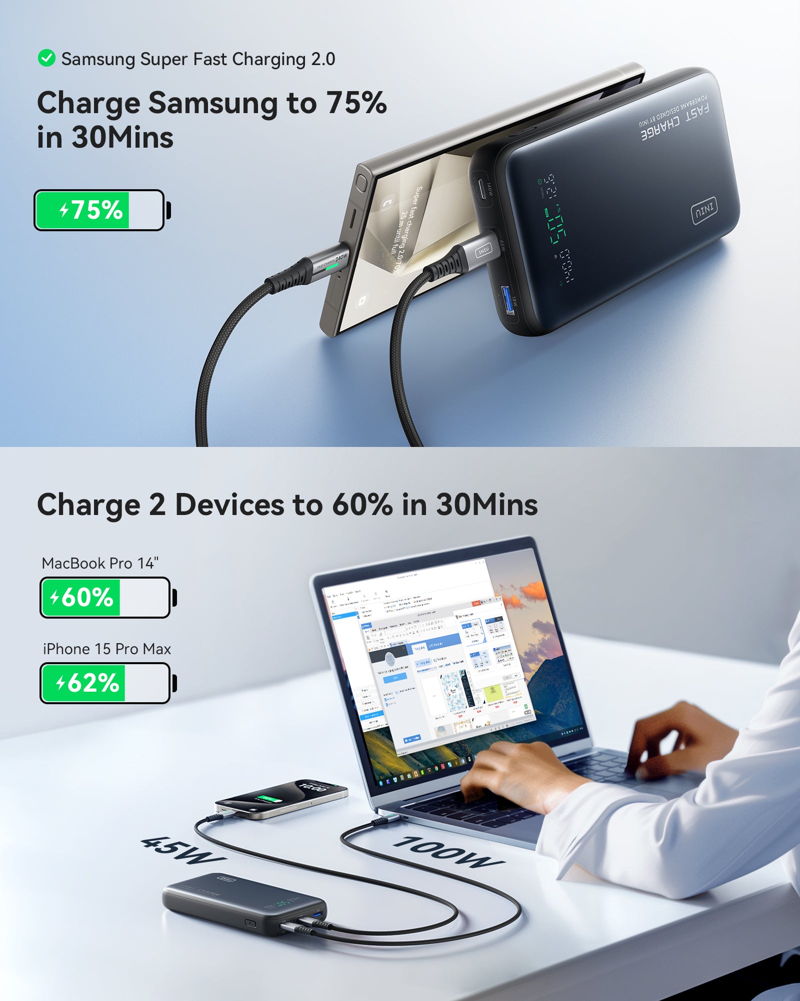 iniu-140w-25000mah-power-bank-tinycell-hyperstack-fast-charging-portable-charger image 4