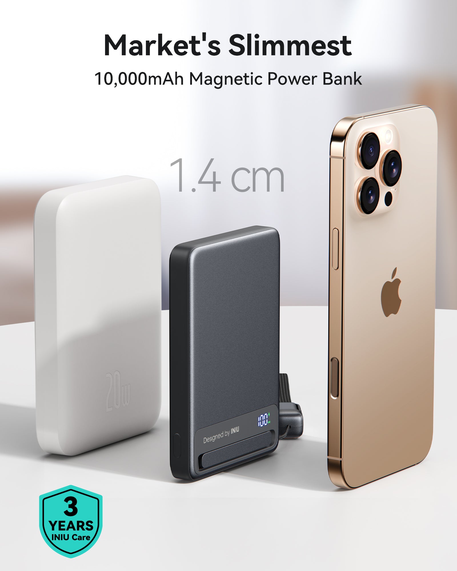 iniu-qi2-magnetic-power-bank-10000mah-45w-pd-wireless-portable-charger image 4