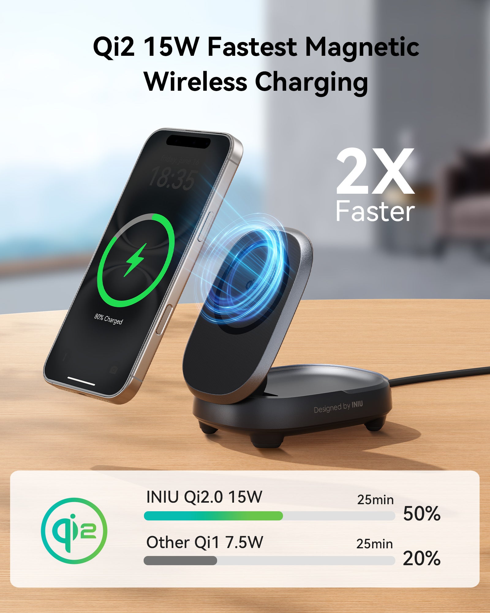 iniu-wm211-qi2-certified-15w-magnetic-wireless-charger-stand image 7